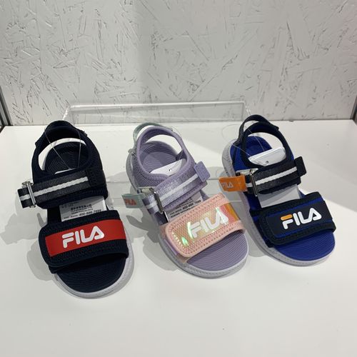 fila斐乐童鞋2021夏季男女童魔术贴沙滩鞋运动凉鞋k14b122813