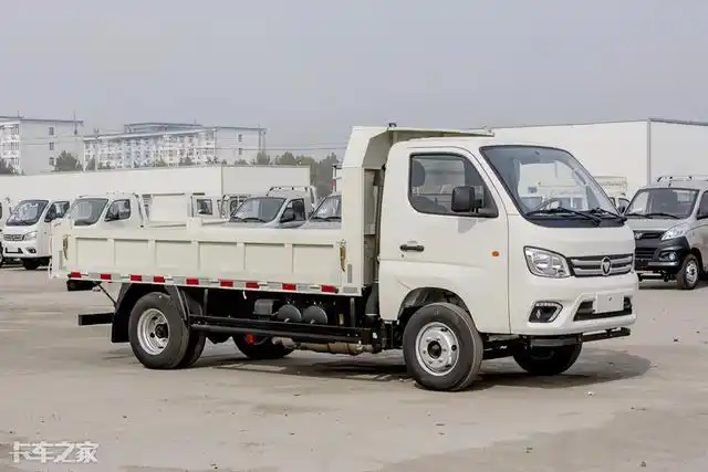 2米限高不是问题福田蓝牌自卸车轻松下地库小巧实用又合规