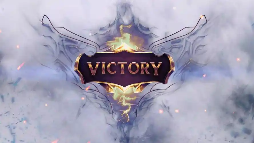 英雄联盟胜利标志壁纸4k桌面壁纸