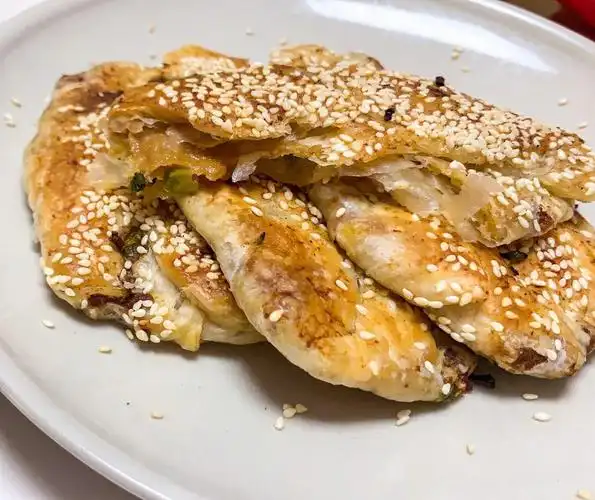 自制烤箱懒人版锅盔真的太好吃啦