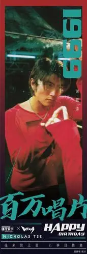 开始喜欢谢霆锋,那年大街小巷都是他的盗版磁带,cd,海报,衣服;音像店