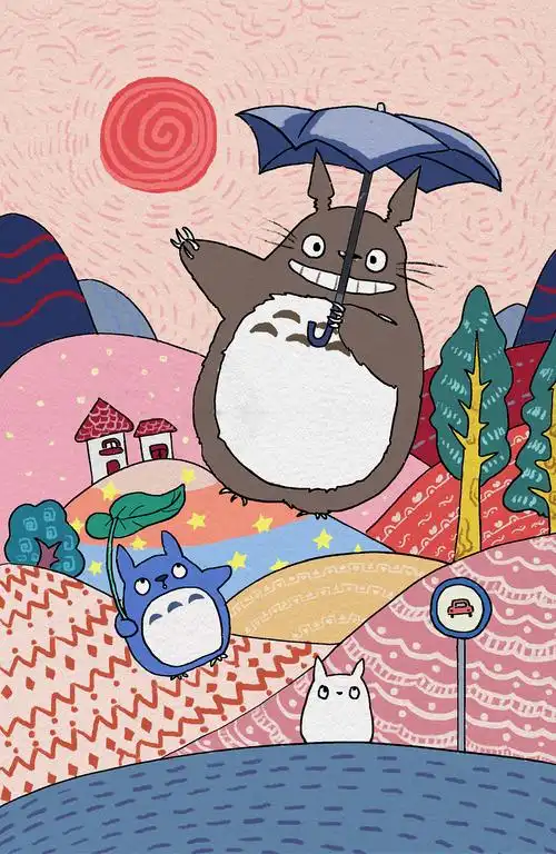 龙猫|插画|其他插画|hyyjoes - 原创作品 - 站酷 (zcool)