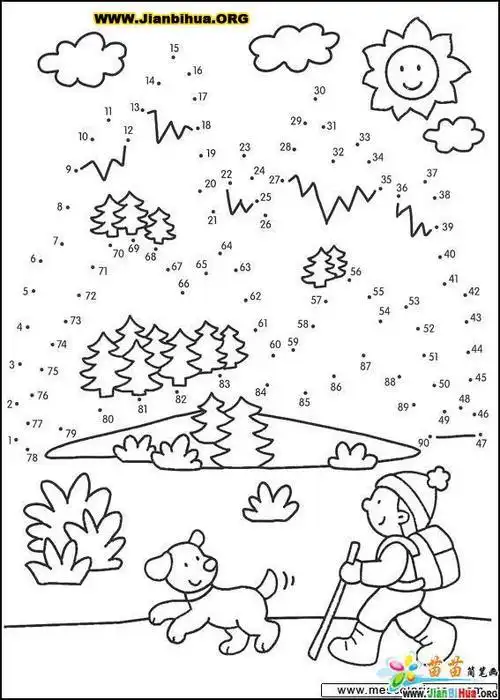 有趣的连接简笔画