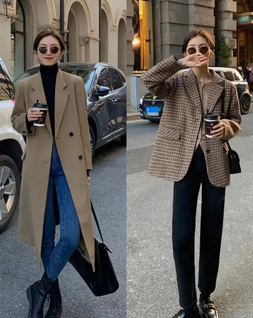 西服外套 简约内搭=春季王炸组合,新潮,摩登又洋气,值得一学
