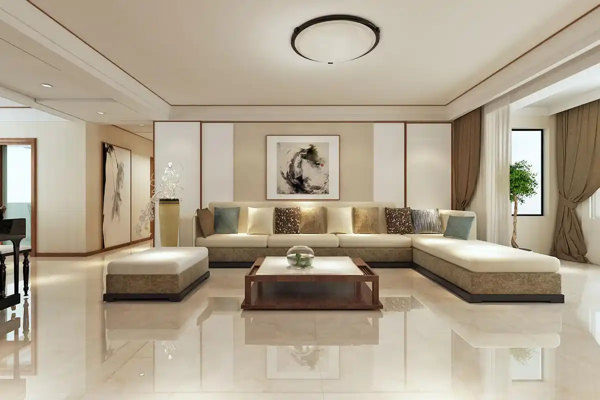 中式三居沙发背景墙装修效果图北欧风二居室飘窗装修效果图现代简约风