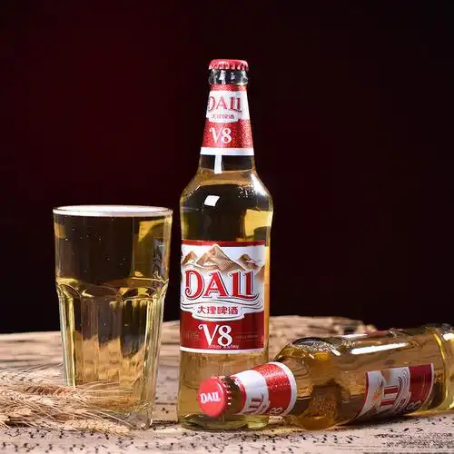 5折 5折 大理v8啤酒 瓶装云南特产听装风花雪月大理v8罐装小麦啤酒