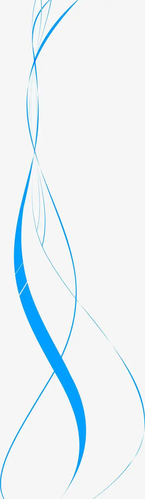 蓝色创意线条免抠素材免费下载_觅元素51yuansu.com