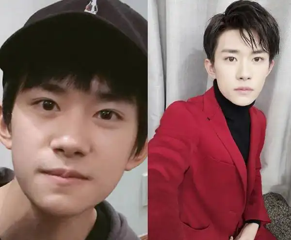 男星素颜前后对比,易烊千玺精致,刘昊然"邋遢",王源最搞笑!