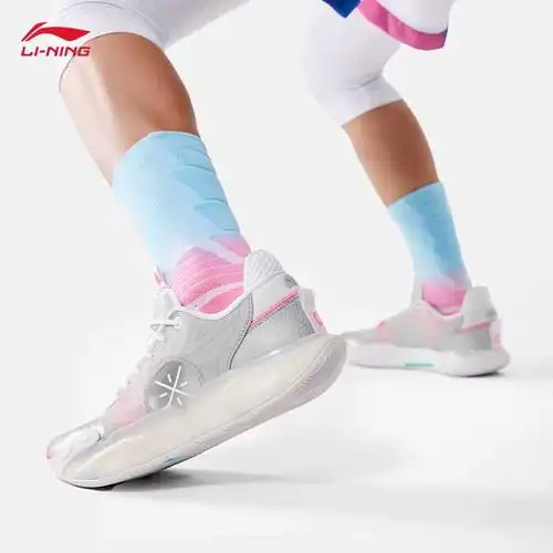 李宁韦德全城12篮球鞋男2024新款舒适回弹专业比赛运动鞋abau023