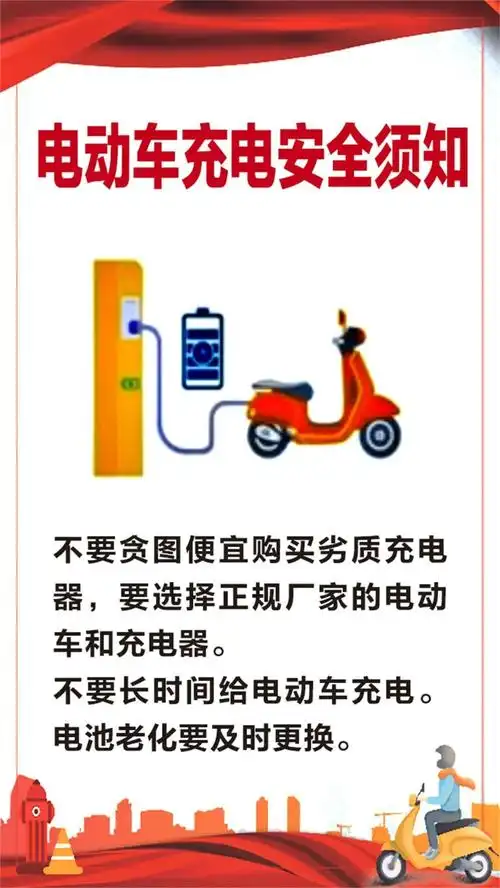 海报丨电动车充电安全须知