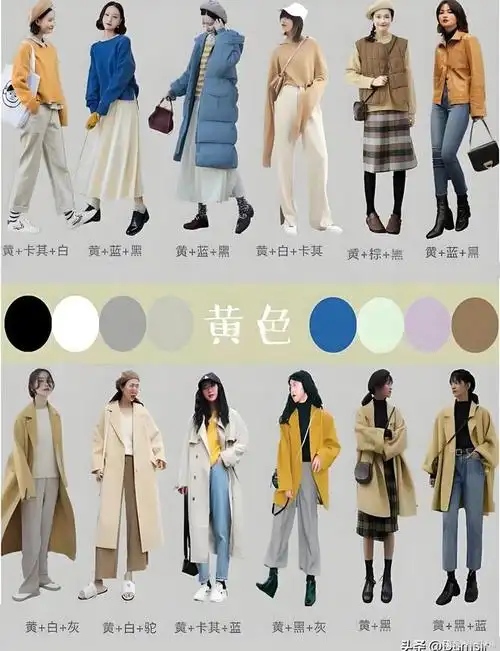 色彩搭配(3),利用不同主色调有效提升穿衣品位和穿搭效果!