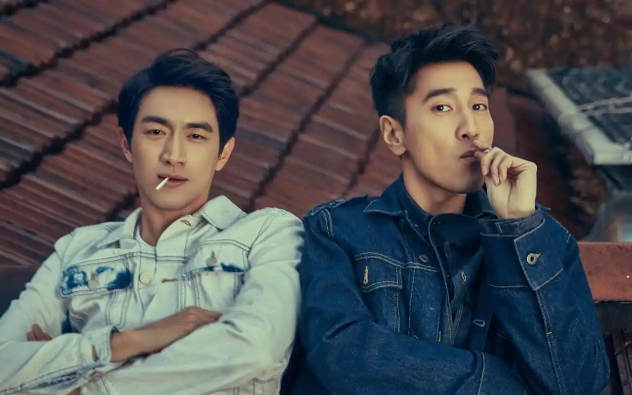 林更新赵又廷帅气街拍写真高清壁纸