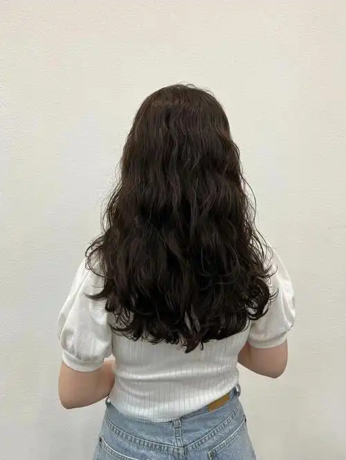 中长发烫发法式烫