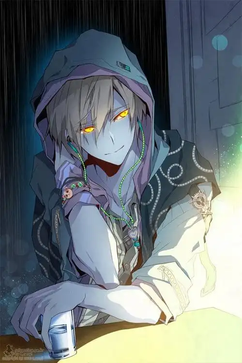 美男 二次元 插画 唯美