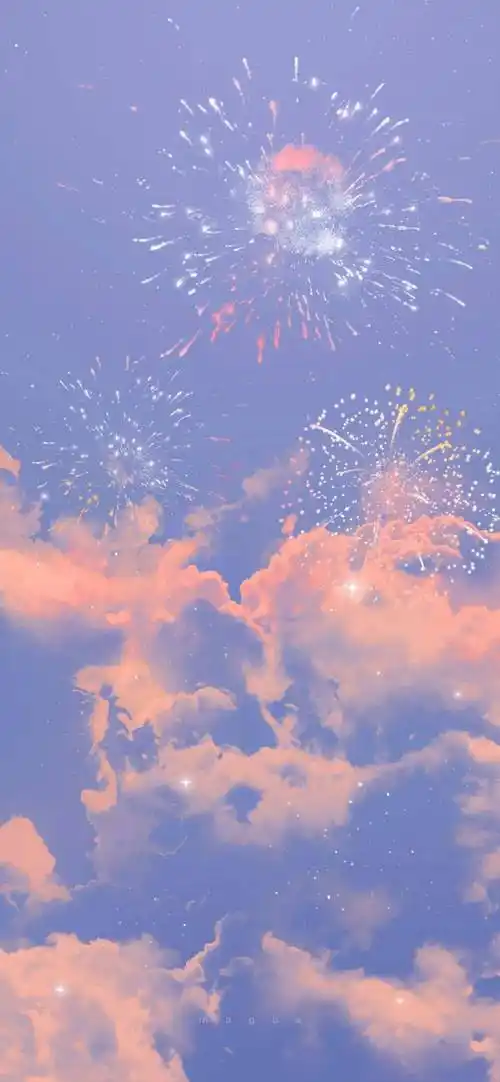 治愈系壁纸心里藏着小星星生活才会亮晶晶