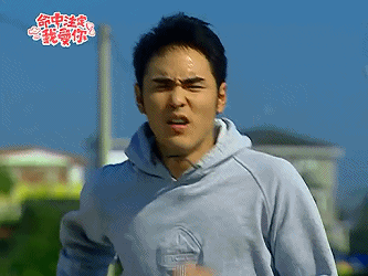 阮经天帅气皱眉跑步gif动图_动态图_表情包下载_soogif