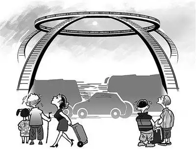 近日,有媒体报道了四川达州市有一处刚建成不久的环形人行过街天桥