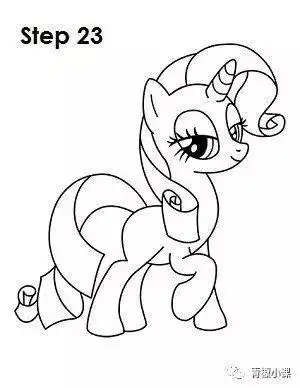 小马利亚里的小马珍奇简笔画