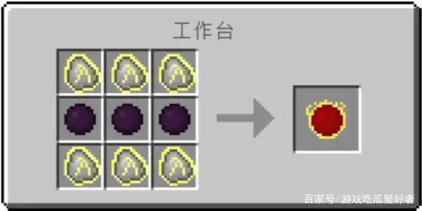 有两种方法:1,中间放一个暗物质,我的世界红物质钉头锤合成大全然后