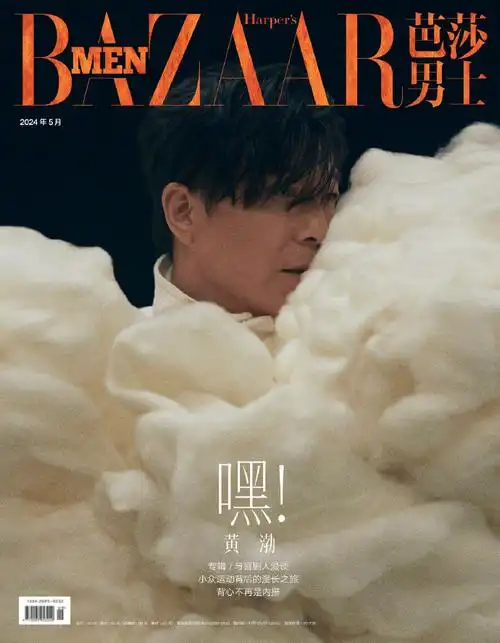 黄渤芭莎男士五月刊封面##黄渤艺术感意趣大片