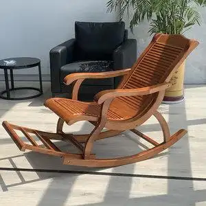 高档实木摇椅图片