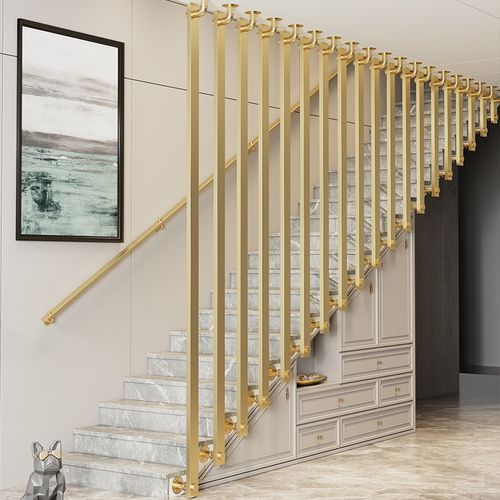 简约现代楼梯栏杆扶手室内创意复式阁楼家用楼梯扶手
