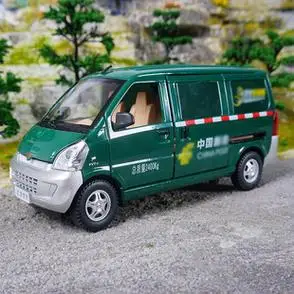 24宏光货啦啦邮政面包车声光回力车玩具仿真合金车 -
