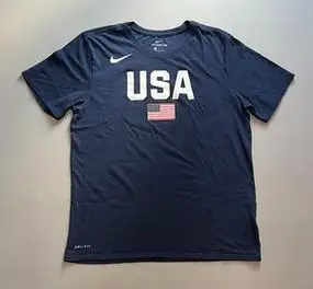 耐克usa短袖t恤美国队训练热身短袖gu,l码.