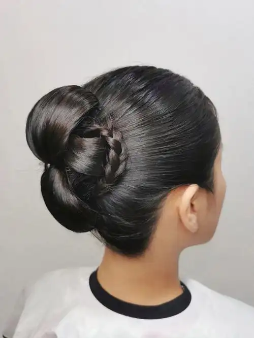 中式新娘盘发