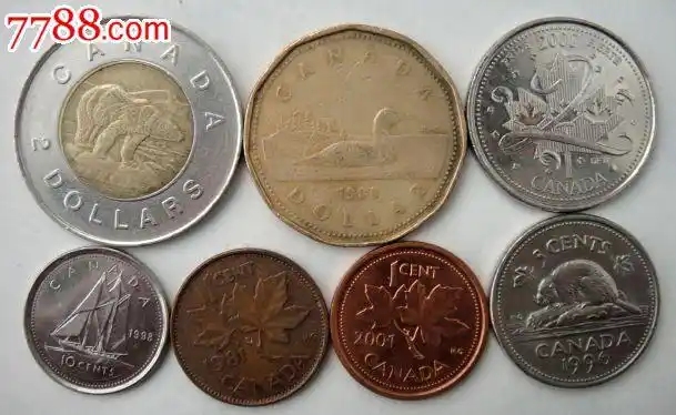 加拿大硬币七枚