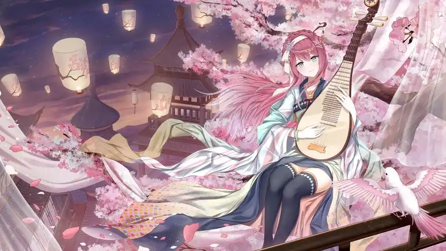 颜音的古风壁纸