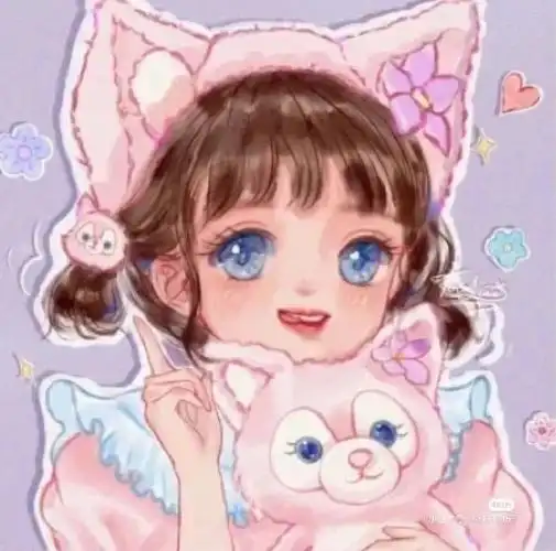 闺蜜头像仙气动漫可爱