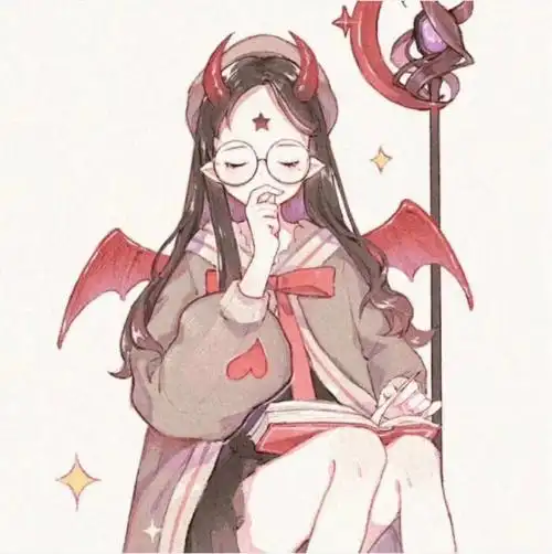 精选分享一组手绘小恶魔微信头像太好看了