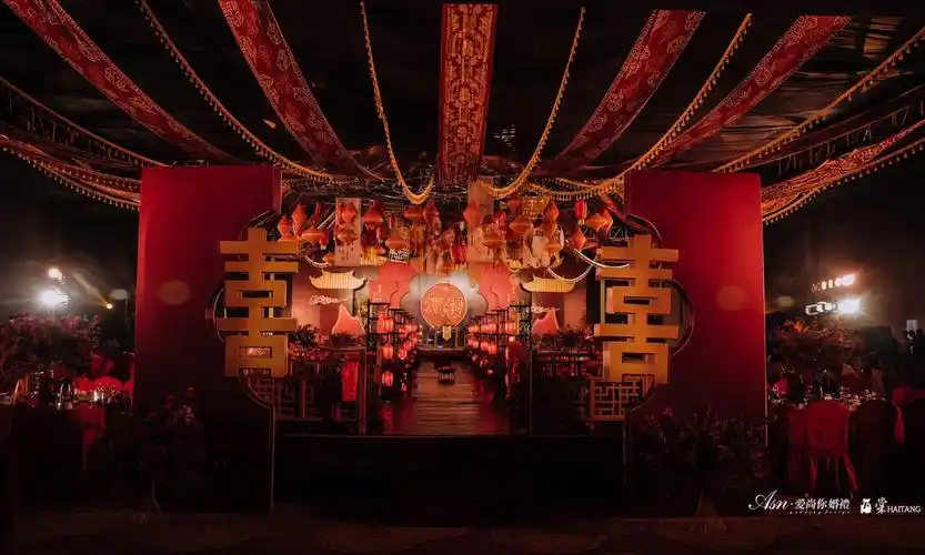 西安婚礼  #婚礼现场  #中式婚礼  #延安婚礼