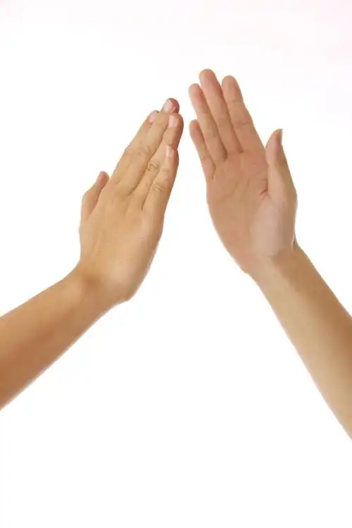 击掌手势高清图片图片