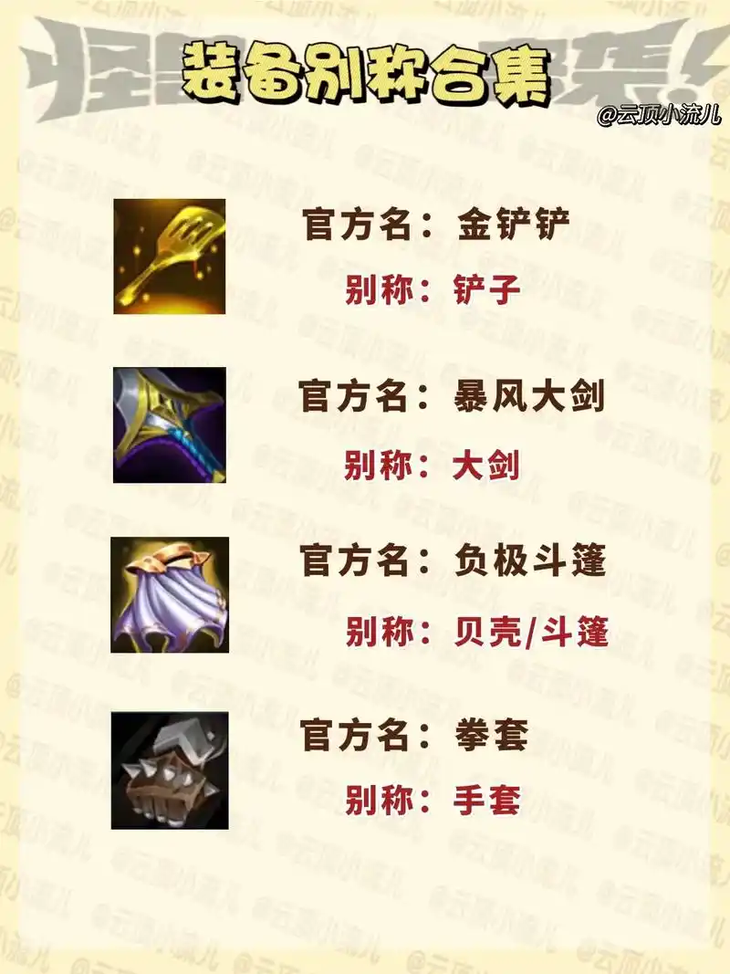 新增装备/别称一览!入坑必看!#云顶之弈s8 - 抖音