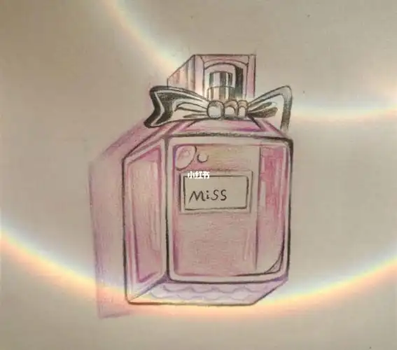 香水瓶彩铅