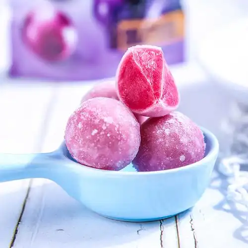 20包德华葡萄冰球小丸子冷饮雪糕冰淇淋网红日本罗森冰葡萄球乐飞利