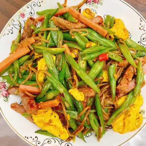 超快手随便炒炒荞麦面