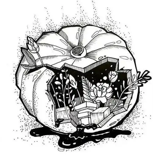 线描素材 | 创意满满的线描画