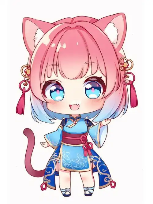 q版二次元猫拟人