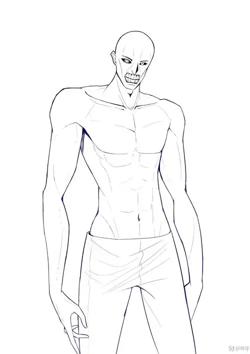 作业:如何学画手绘动漫人物之男性肌肉画法与训练技巧 - 黑米sama -