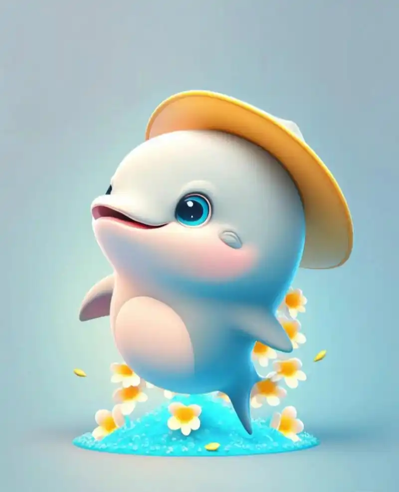 超可爱的小海豚98