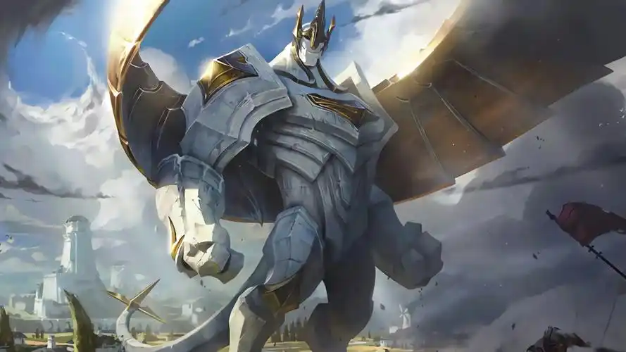 正义巨像 加里奥 英雄联盟 7680x4320图片,4k高清游戏图片,娟娟壁纸