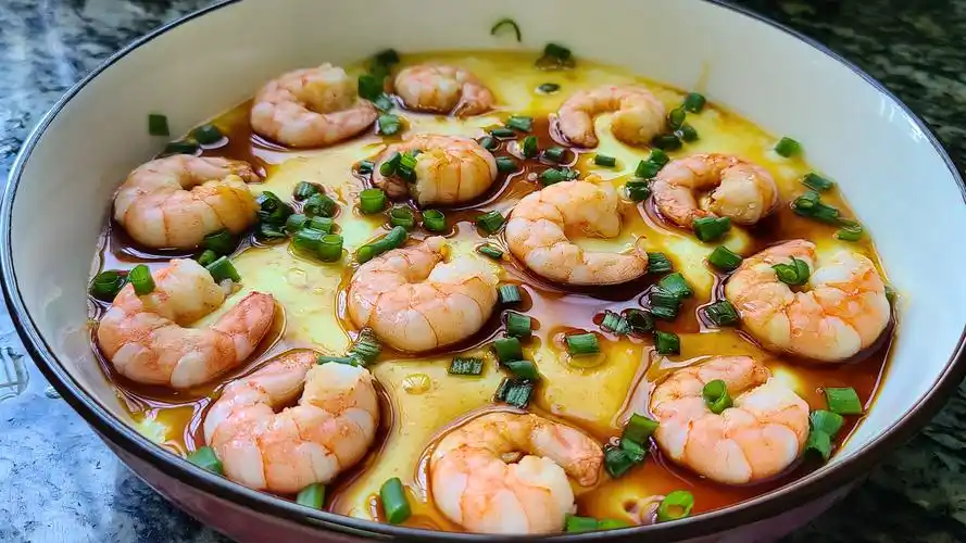 虾仁蒸蛋的简单做法这样做出来鲜香美味又营养味道很棒