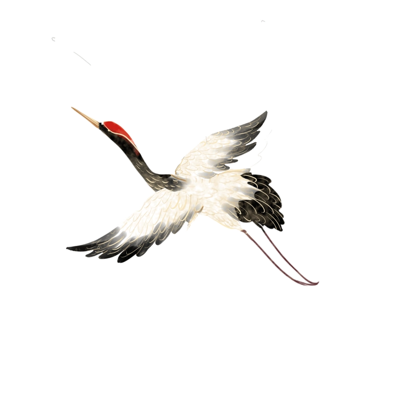 中国风仙鹤