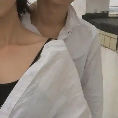 个性情侣半身部位头像