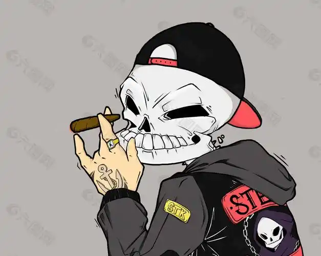 hiphop骷髅图片素材免费下载(图片编号:5210215)-六图网