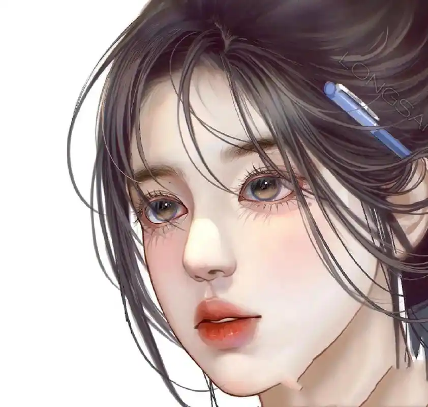 女学霸头像(清沌高冷)