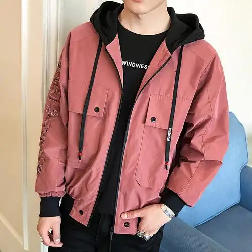 2019新款春季男士外套春秋装休闲夹克ins厚 潮流学生衣服